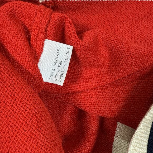 VTG St. John Collection Blazer Red Santana Knit Women's Size 10 Buttons USA - Picture 5 of 8